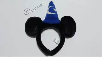 미키마우스 마법사 모자 헤어밴드