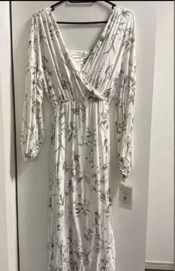 미사용 새상품 snidelhome 플라워 프린트 롱 드레스