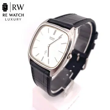 7-4834 SEIKO 7820-5020 쿼츠 실버/블랙