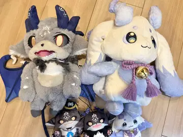 니지산지 데비데비 데비루 룬룬 봉제 인형 니지파펫