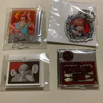 신도 신 쟝켓토방크 아크릴 키링 4개 세트