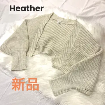 [ 새상품 ] LOWRYS FARM 스팽글 볼레로 화이트