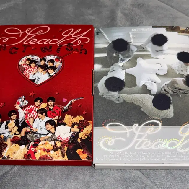 엔시티 위시 스테디 개봉앨범 세트 포카 X 시온리쿠유우시재희료사쿠야