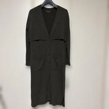 바나나 리퍼블릭 다크 그린 롱 가디건 XS