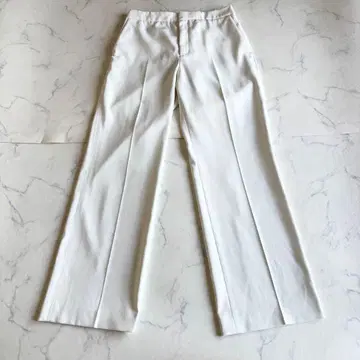 컨디션 최상 22SS 베이지 LUIZA 와이드 팬츠 Decade 풀렝스