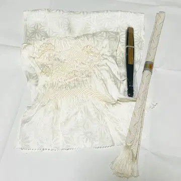 [ 미사용 ] 순수 실크 허리띠 오비 장식 천 세트 포멀 1