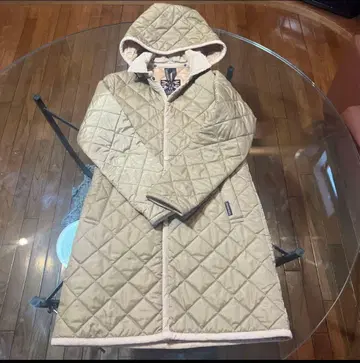 라벤햄 롱 후드 부착 36 모카 베이지