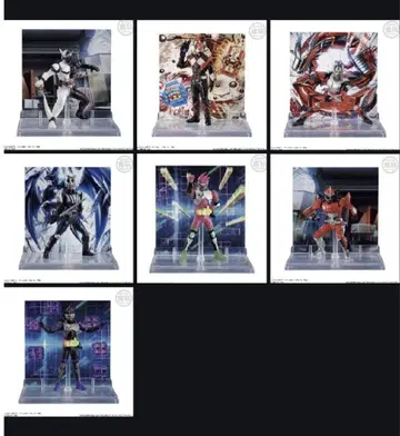 7종 세트 MICRO STATUE COLLECTION 가면라이더 2