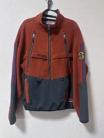 HIGH-GATE 플리스 하프 지퍼