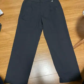 와이드 스트레이트 슬랙스 블랙 vintage OPTI 지퍼