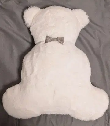 니토리 화이트 곰 쿠션