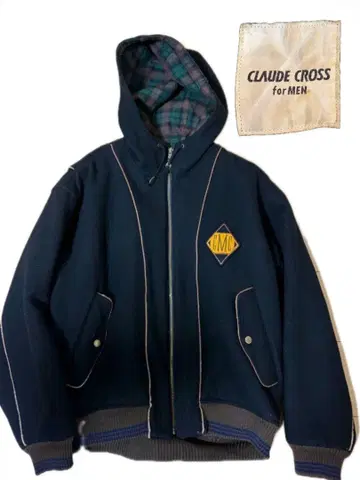 자켓 후드티 블루종 아우터 CLAUDECROSS