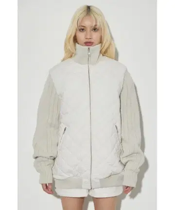 LAGUA GEM DOCKING QUILTING BZ 퀼팅 블루종