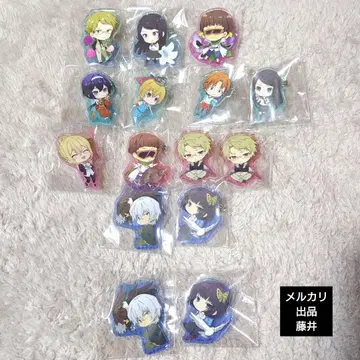 문호 스트레이독스 클리어 클립 배지 묶음 판매 세트