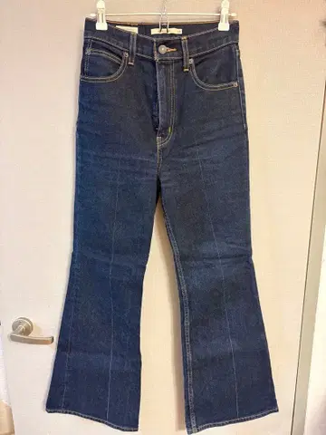 SNIDEL LEVIS 콜라보 70s 하이 플레어 데님 팬츠 플레어 팬츠