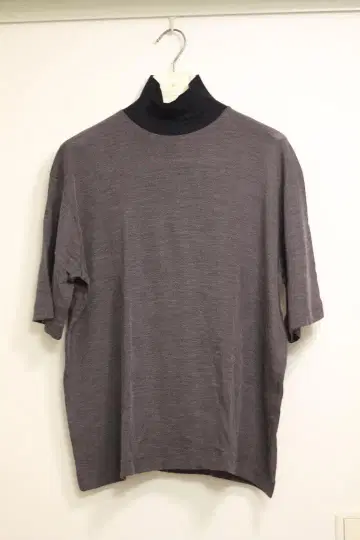 [컨디션 최상/울 실크] GICIPI 이탈리아제 니트 모크넥 T셔츠