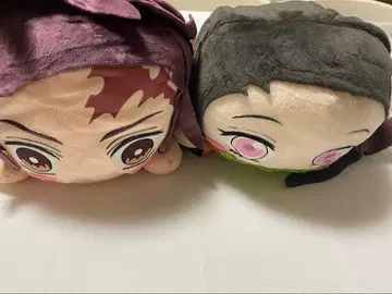 귀멸의 칼날 봉제 인형 2체 세트