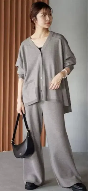 SLOBE IENA 워셔블 실루엣 가디건 팬츠 세트 판매