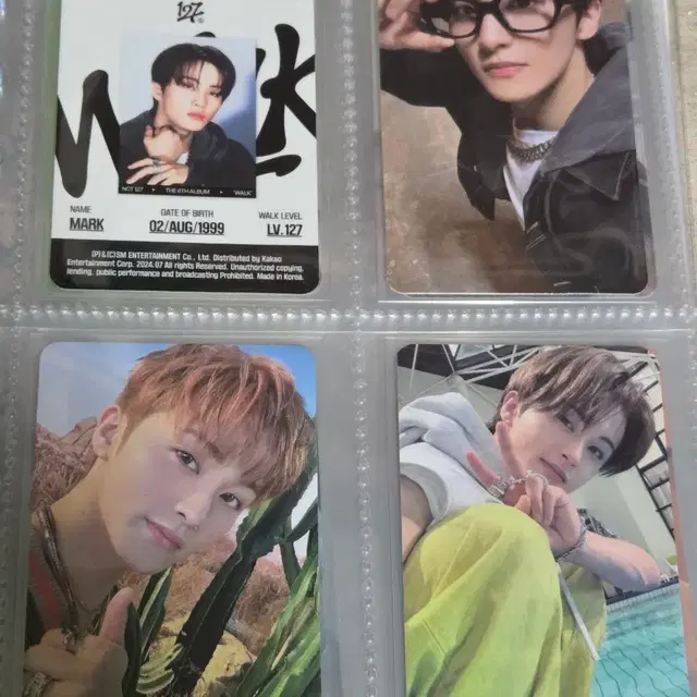 NCT 127 WALK 앨범 마크 포토카드 일괄판매 양도합니다!!