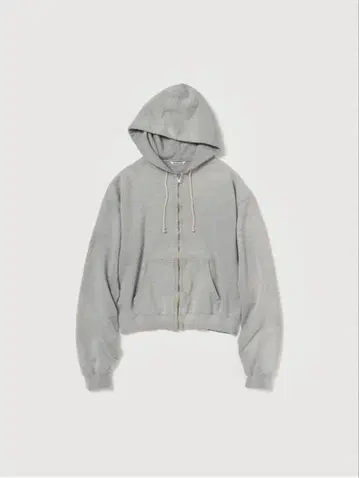 AURALEE PIMA LIGHT SWEAT ZIP PARKA 4