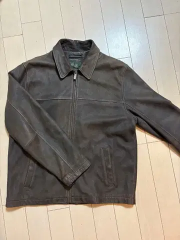 Eddie Bauer 천연 가죽 자켓 브라운