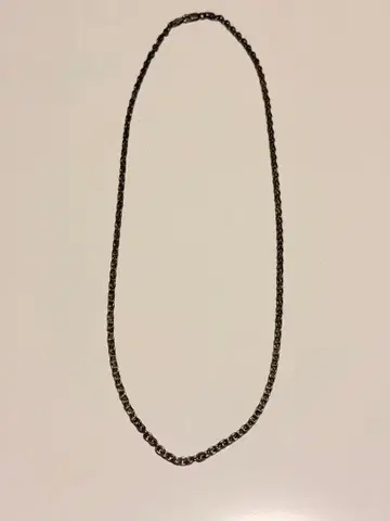 실버 925 팥 체인 목걸이