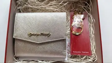 미사용 새상품 사만다 타바사 해피 홀리데이 접이식 지갑 기프트