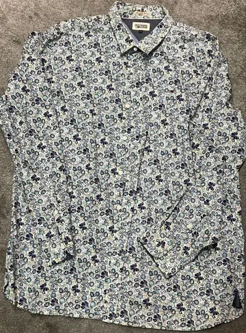HILFIGER DENIM 꽃무늬 긴팔 셔츠 XXL