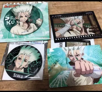 Dr.STONE 트레이딩 캔뱃지 트레이딩 카드 이시가미 센쿠