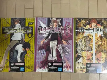 DEATH NOTE 제일복권 F상 클리어 포스터 3장 세트