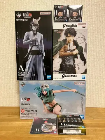 제일복권 블리치 A상 라스트원상 진격의 거인 프라이스 피규어 세트