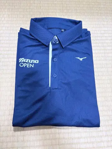 Mizuno OPEN 네이비 버튼 다운 셔츠