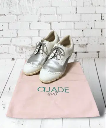 aJADE 골프화 화이트/실버 24cm