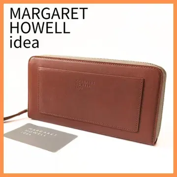 새상품 마가렛호웰 피르몬테 장지갑 소가죽 라운드 핑크