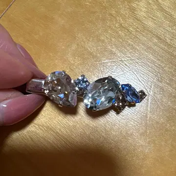 THE hair bar 크리스탈 스톤 헤어 클립