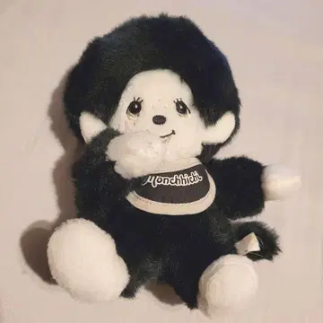 몬치치 흑백 화이트 블랙 봉제 인형 레어 레트로