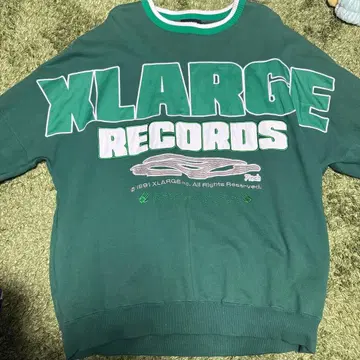 XLARGE 그린 맨투맨 XL