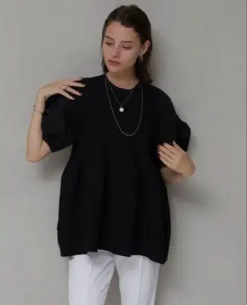 cadune 페플럼 니트 S 블랙