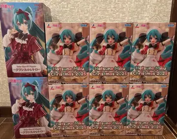 하츠네 미쿠 피규어 6개 묶음 판매 클래시컬 레트로 크리스마스 2025