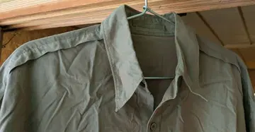 Y s for men 카키색 긴팔 셔츠 가슴 포켓 부착