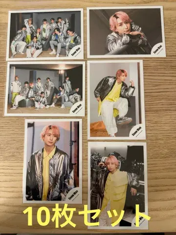 10장 세트 Snow Man 공식 사진 오프샷 단체/사쿠마 다이스케 개인