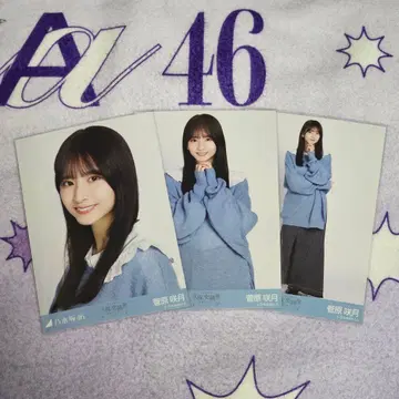 노기자카46 브로마이드 스가와라 사츠키 카라 부착 코디 컴프