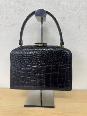 핸드백 크로커다일 블랙 여성용