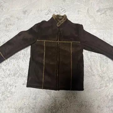 다크 브라운 스웨이드풍 자켓