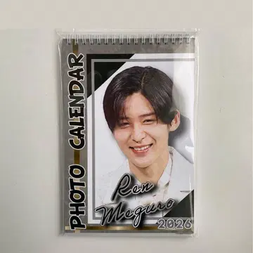 새상품 SnowMan 메구로 렌 2026 탁상 달력 사진 달력 메메