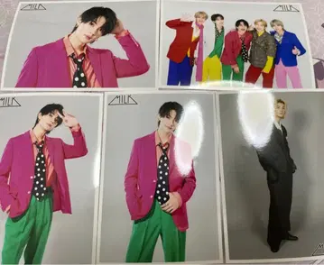 M!LK 사노 하야토 단체 브로마이드 61번째 62번째