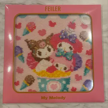 산리오 FEILER 마이멜로디 쿠로미 마이스위트 피아노 손수건