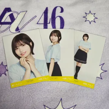 노기자카46 브로마이드 나카니시 아루노 쿠보 졸업 콘서트 T 컴프