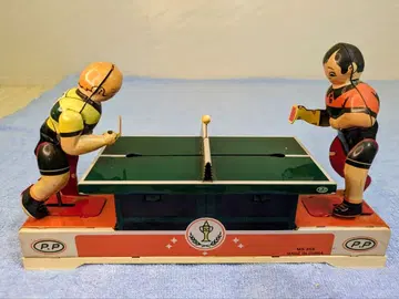 양철 레트로 탁구 태엽 없음