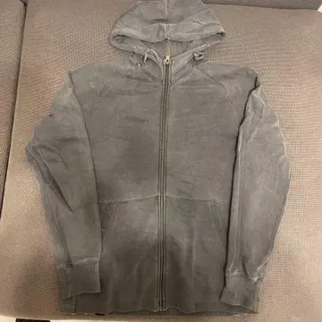 DENHAM 덴함 그레이 풀 집업 후드티 M 사이즈